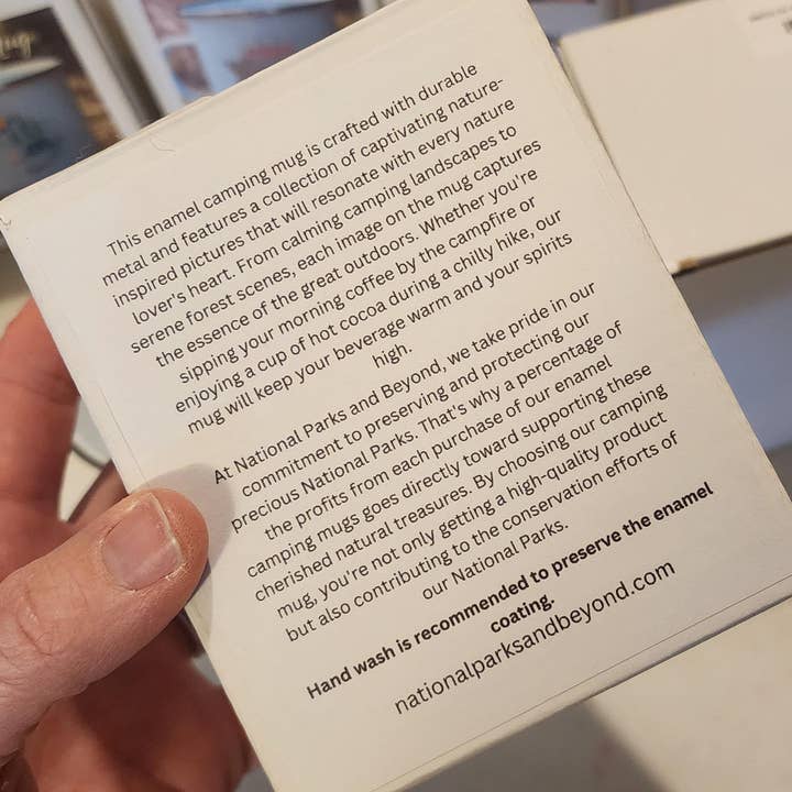 National Parks and Beyond - Wholesale Coffee Mug - Rocky Mountain National Park Enamel Camping Cup or Mug12