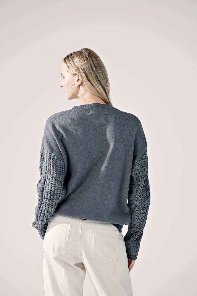 noflik – wholesale Knitted jumper – Women′s – INT1031 Cable Slve Sweater- 6pcs Pack $5.75/unit (72%OFF)27