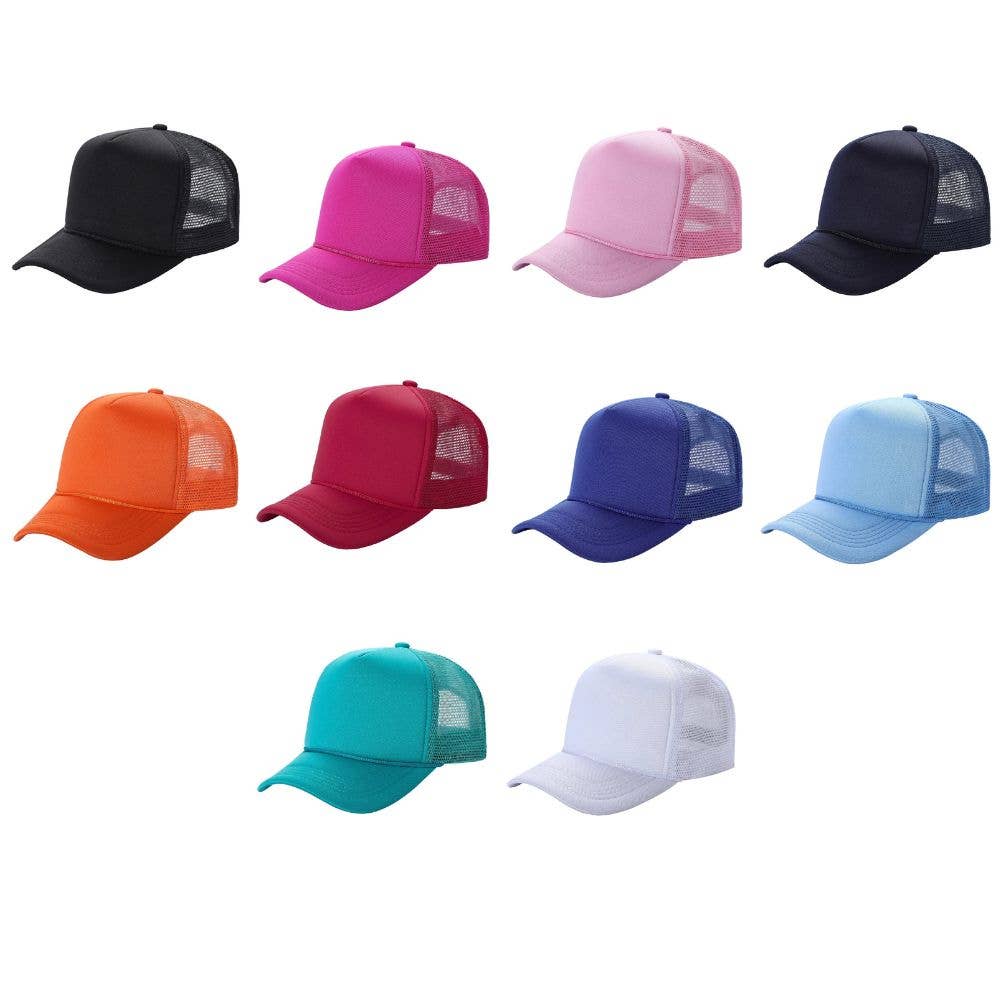 DOBBI – wholesale Hatt - Barn – Sponge Trucker Mesh Barnkepsar7