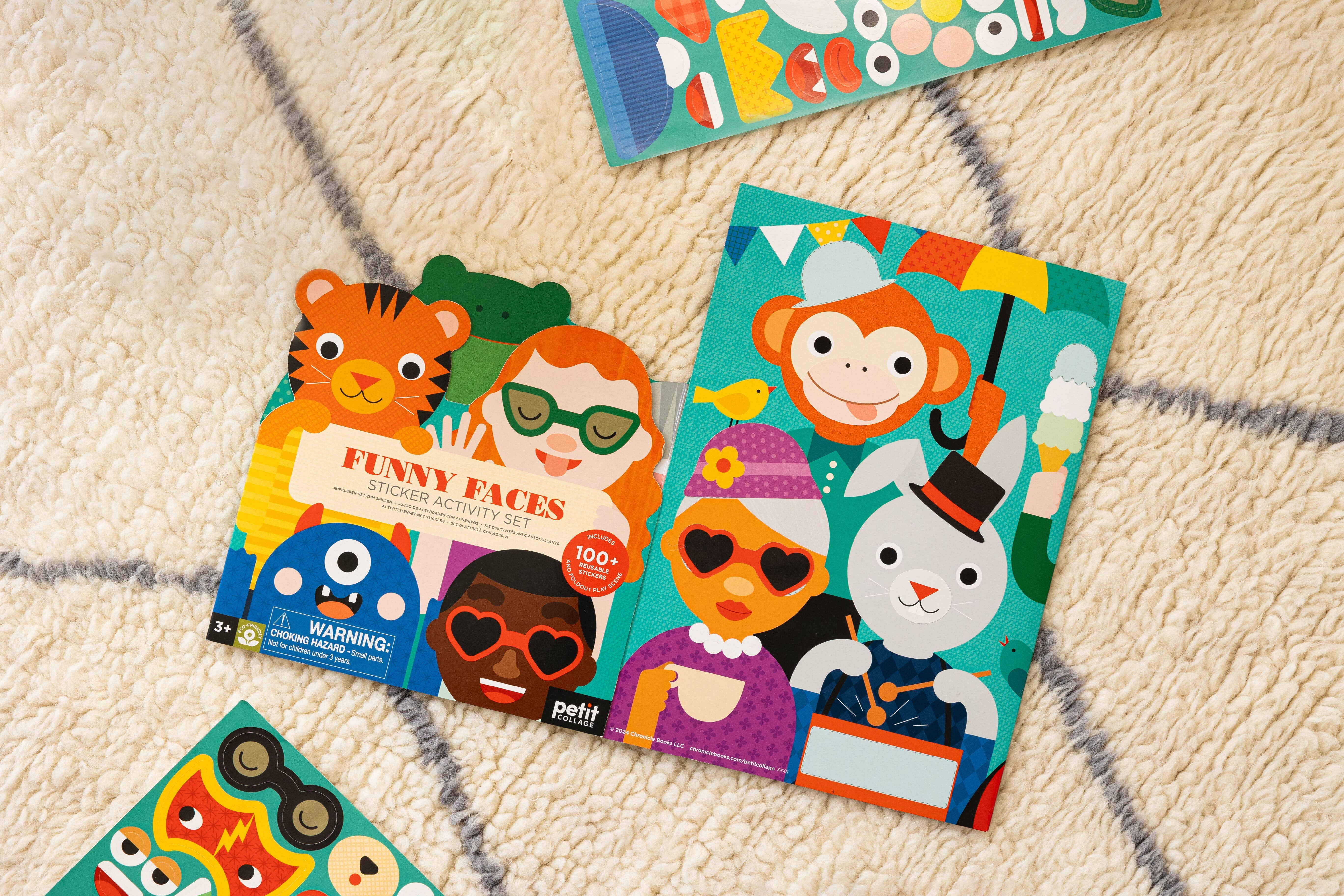 Chronicle Books - Wholesale Sticker - Kids & Baby - Funny Faces Sticker Activity Set1