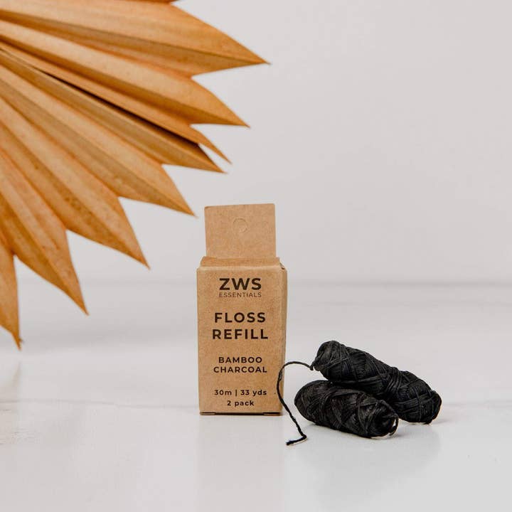 ZWS Essentials - Wholesale Floss - Vegan Bamboo Charcoal Floss3