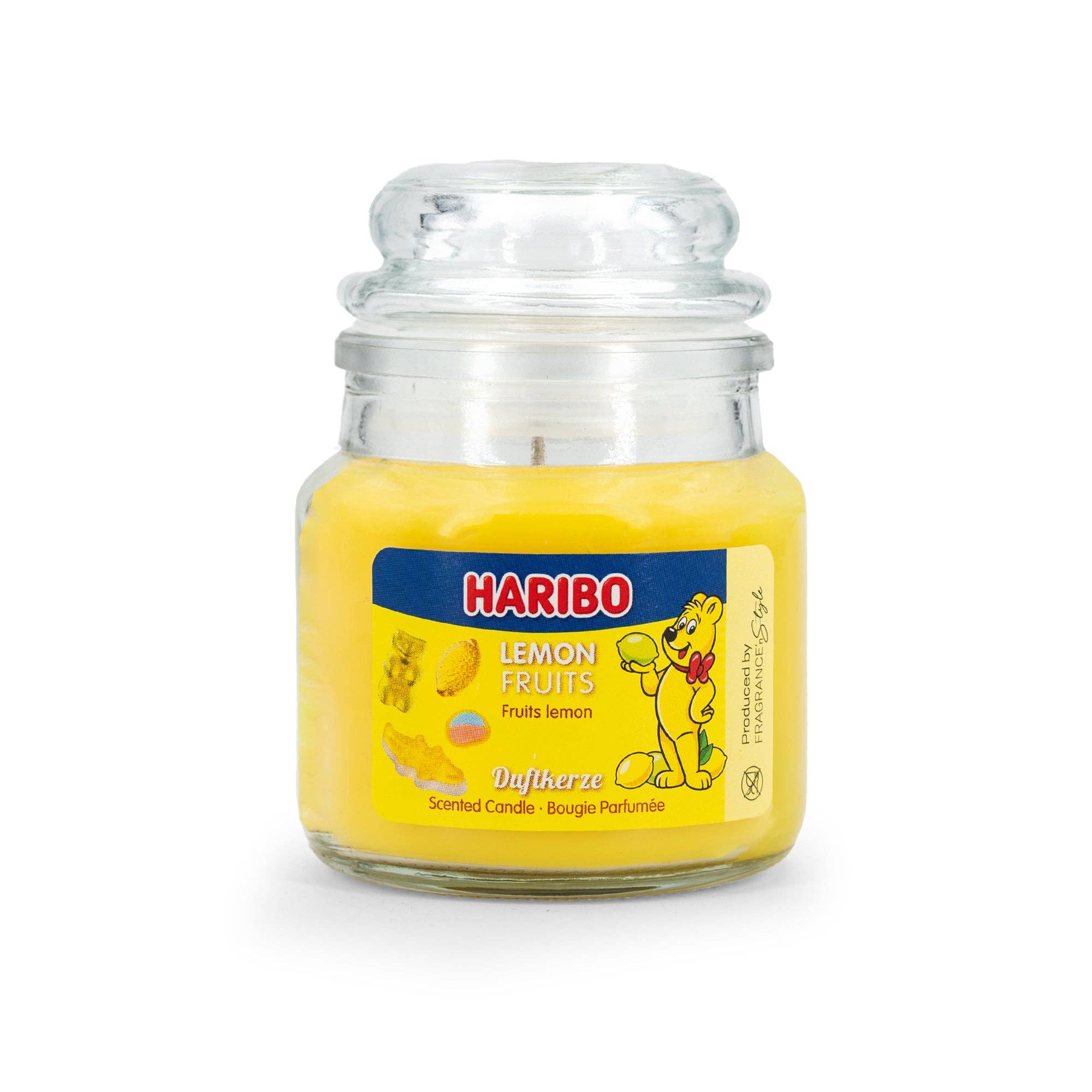 Elements of Fragrance – wholesale Jar/filled candle – Lemon Fruits - 85g Scented Haribo Candle