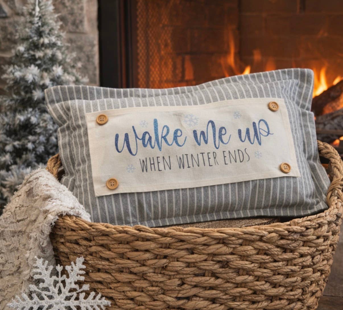 PillowPanels - Wholesale Throw/Decorative Pillow - CHARCOAL/CREAM STRIPES:  PILLOW ONLY (with insert) 22