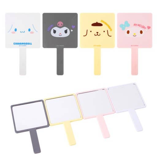 K-Wonderland - Wholesale Compact Mirror - Sanrio Characters Simple Hand Mirrors6