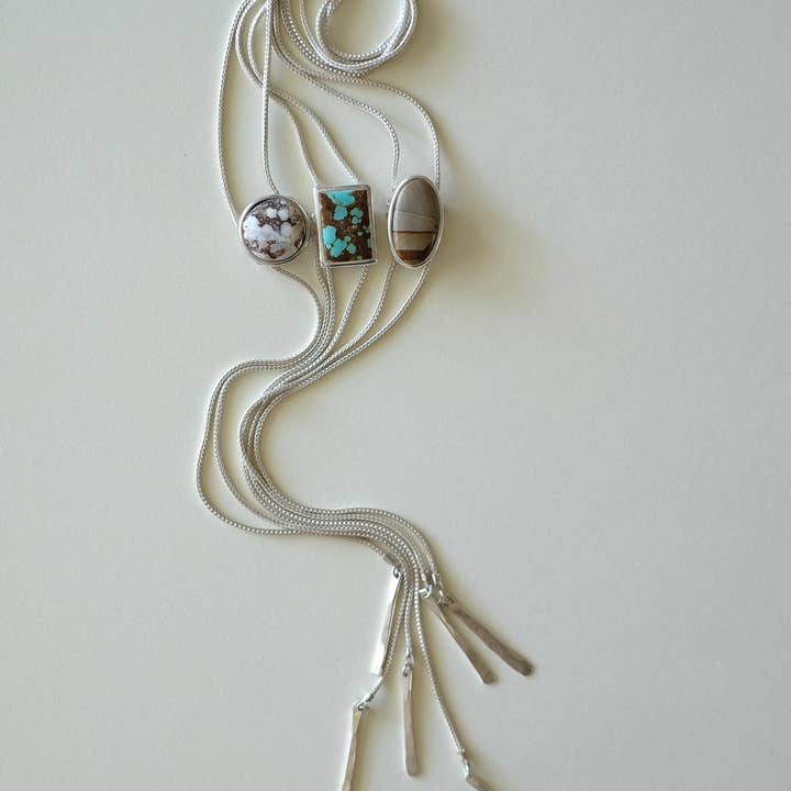 Sarah Safavi Jewelry – wholesale Hänge-/berlockhalsband – Bolo slips med sten
