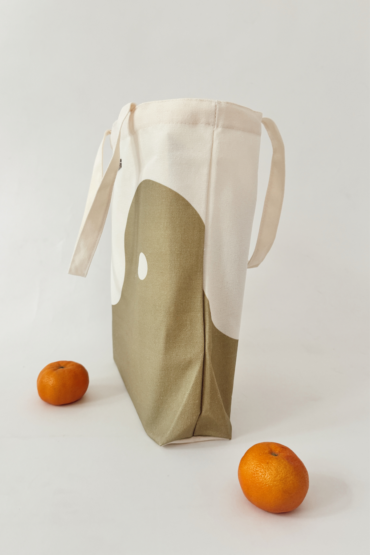 COUTONIC - Wholesale Tote Bag - Women's - Organic Cotton Seaweed Green Yin Yang Tote 2.03