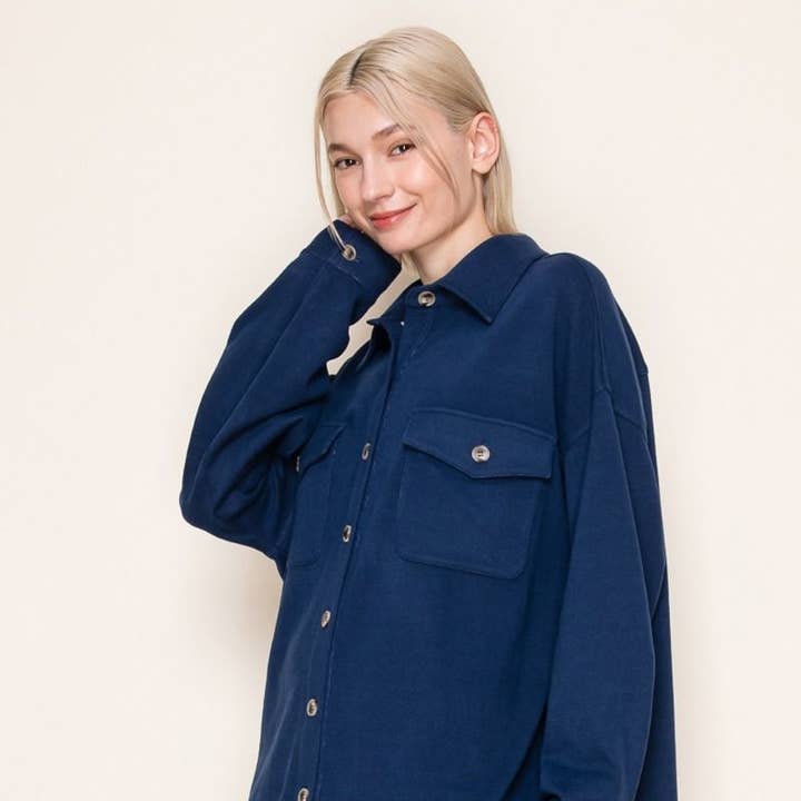 Chemise en tricot uni à manches longues T10369 pour la vente par White Birch