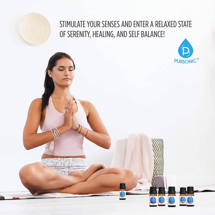 Pursonic – Engroshandel Æterisk olie – Rene æteriske aromaolier. 6-pakke EO6PK2