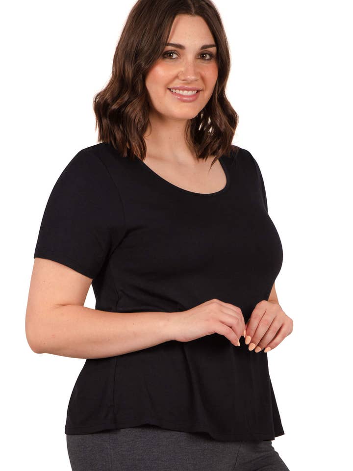 B Free AUSTRALIA - Wholesale T-shirt – women's - Bamboo A-Line Tshirt4