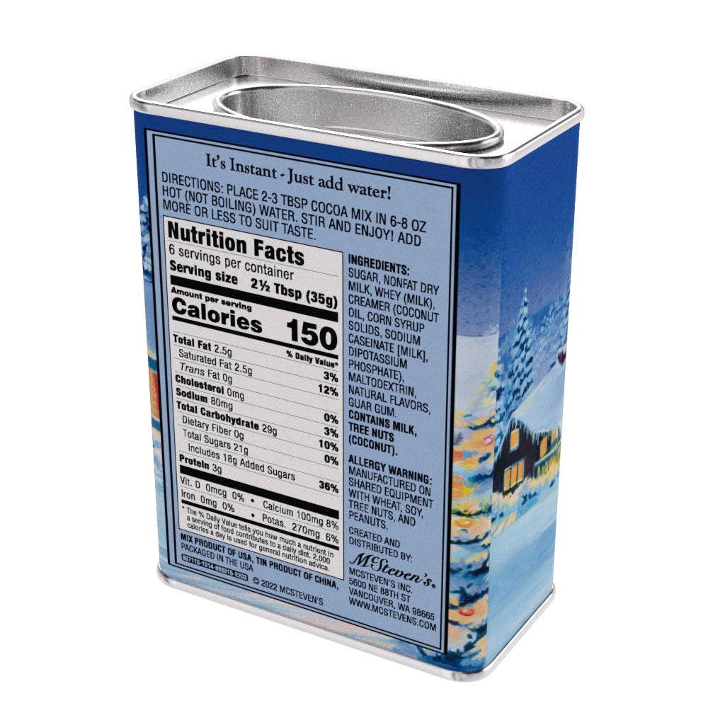 McSteven's - Vente Préparations/kits pour chocolat chaud - Chocolat chaud blanc belge de Noël blanc (boîtes de 8 oz)6