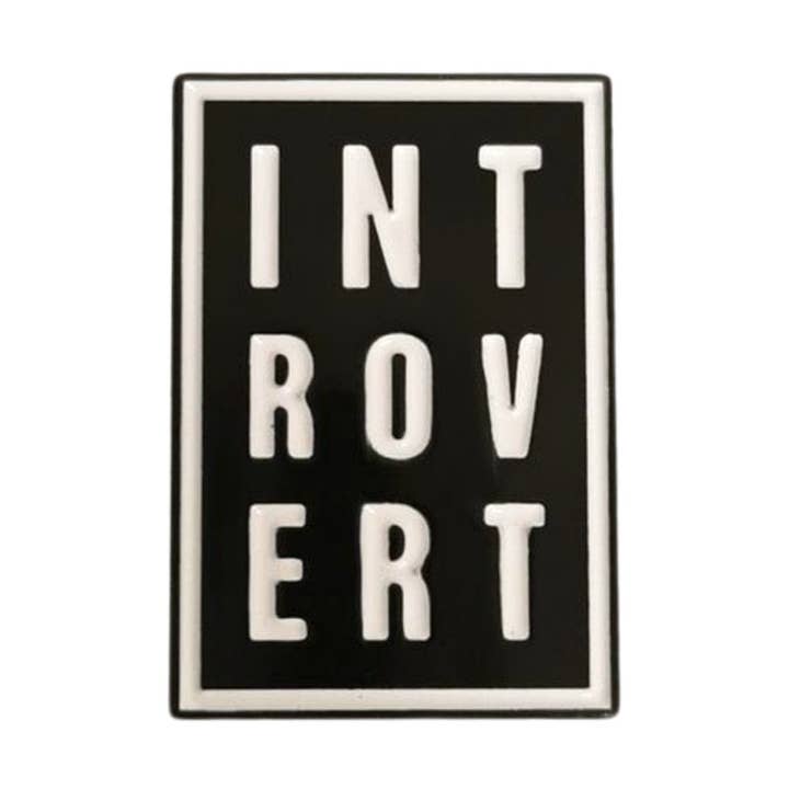 Introverso - Spilla in smalto per la vendita all'ingrosso da parte di Merchbaendchen