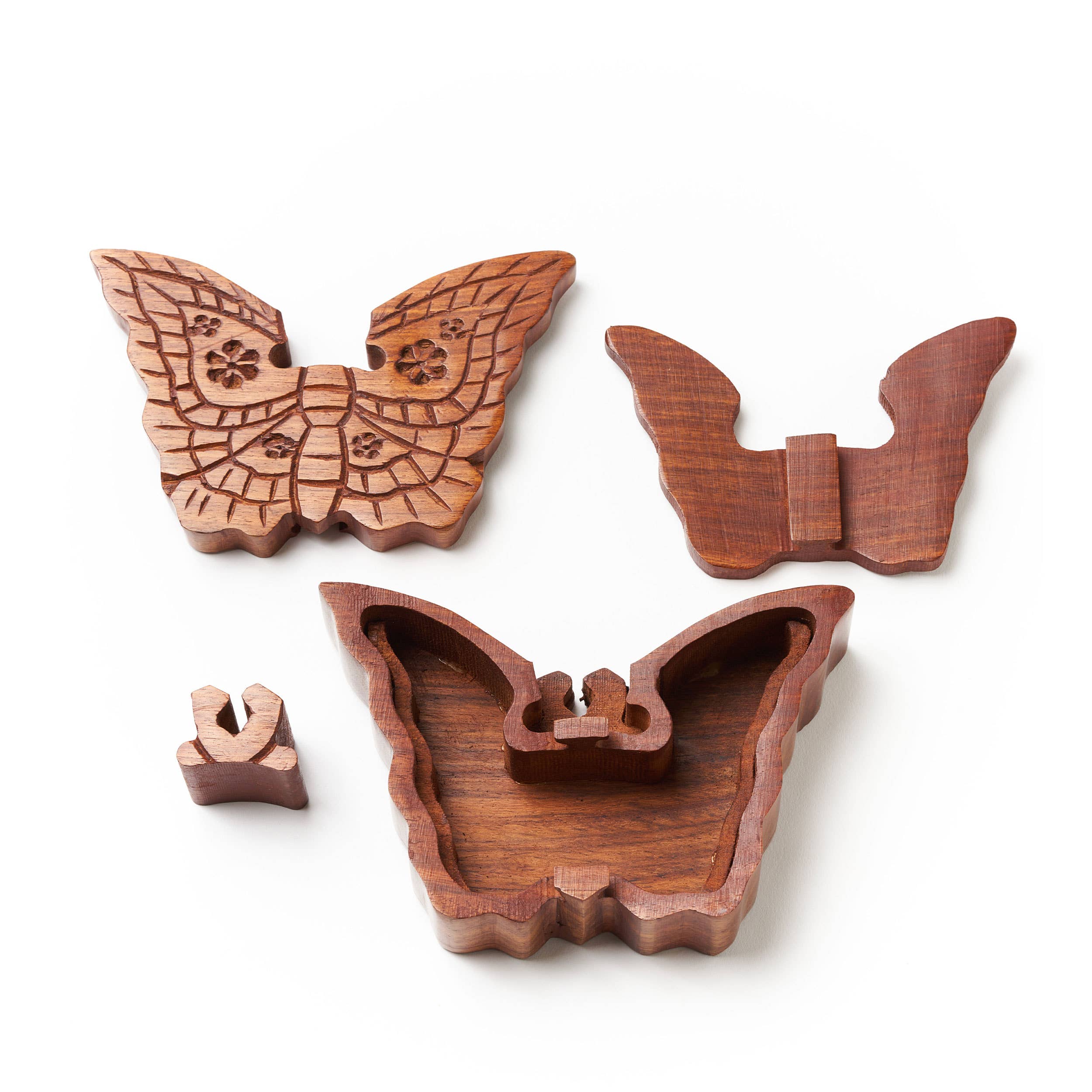 Matr Boomie Fair Trade - Wholesale Decorative Box - Butterfly Puzzle Box1