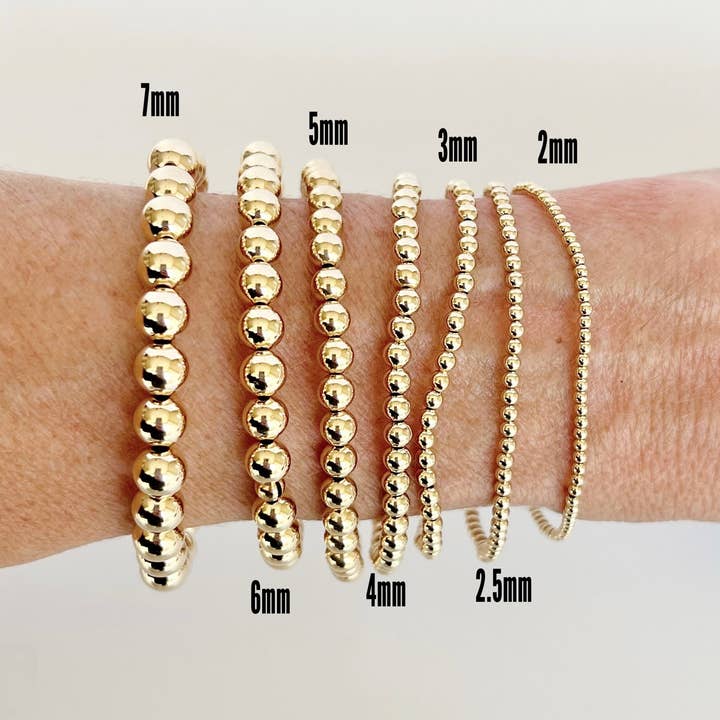 Jeny Baker Designs - Wholesale Beaded Bracelet - 14k Gold Filled Beaded Bracelets