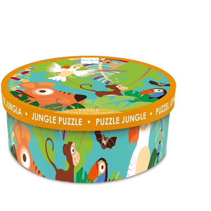 DAM - Wholesale Puzzle - Kids - Scratch - Puzzle JUNGLE 100 pcs