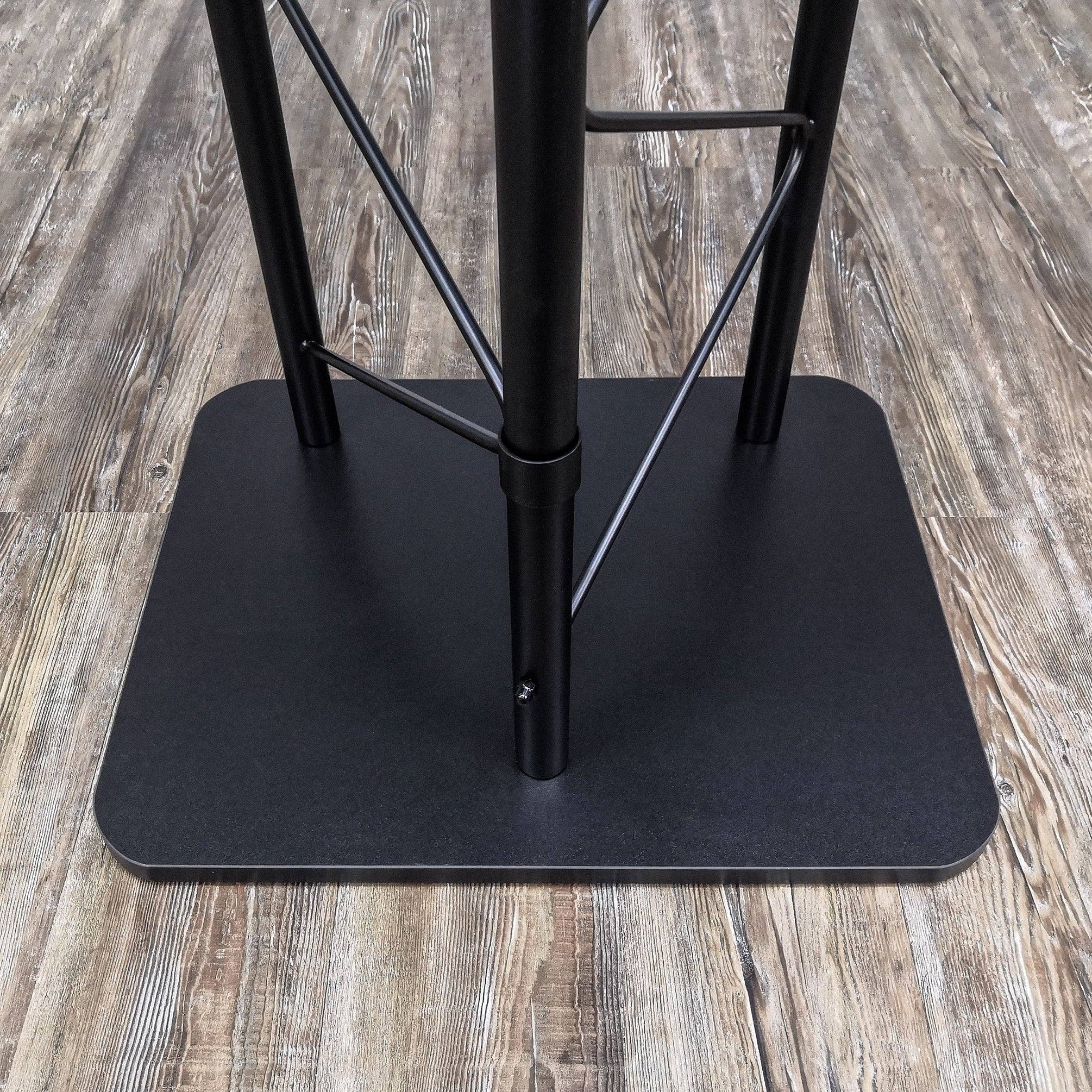 FIXTUREDISPLAYS - Wholesale Speakers - Truss Metal and Wood Podium 25X16X47 Tall Church Pulpit Lectern with Cup Holder 11566-NEW9