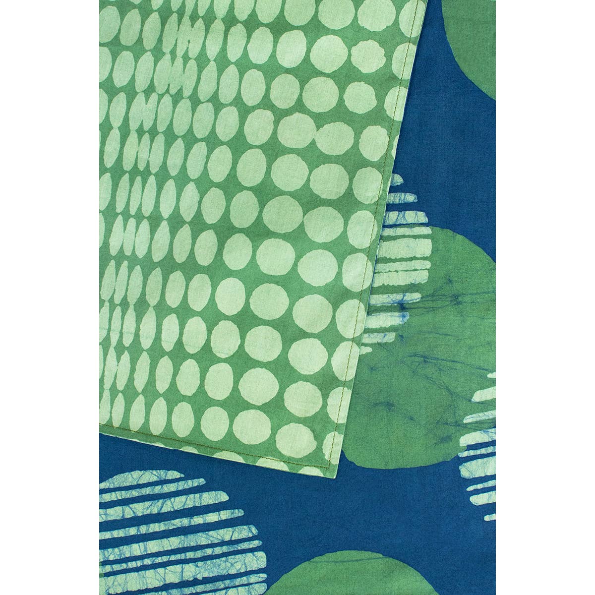 Global Mamas - Wholesale Table Runner - Table Runner-Short: Eclipse - Green-Organic2