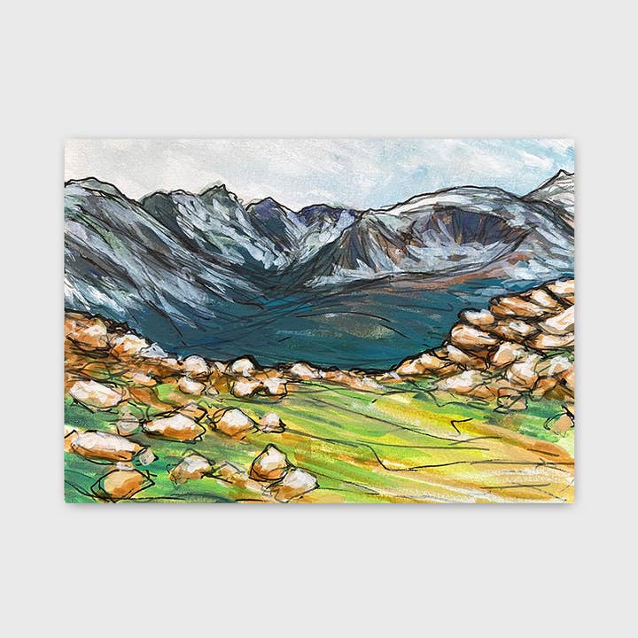 Kunstdruck "Overlook" 5x7" für den Großhandel von Jeanelle Demers