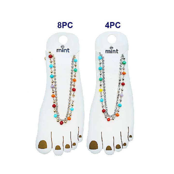 Atlas Fashion - Wholesale Anklet - Multi Color Bead Anklet1