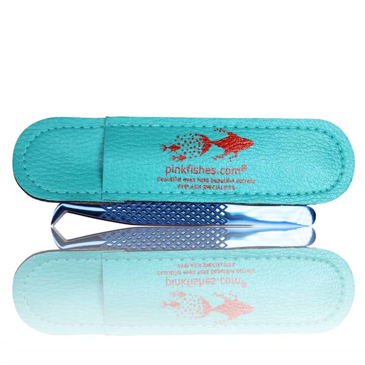 Curved-L fiberspetspincett för wholesale av PinkFishes Ltd