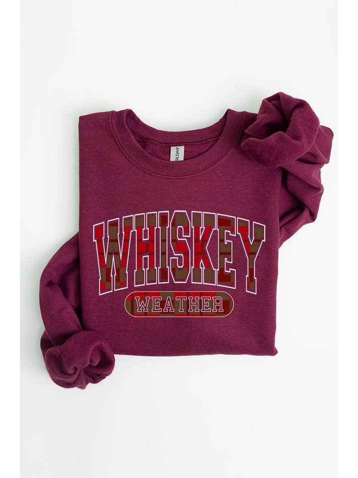 COLORBEAR - Wholesale T-Shirt (Graphic) - Women's - Whiskey Weather Graphic Sweatshirt3