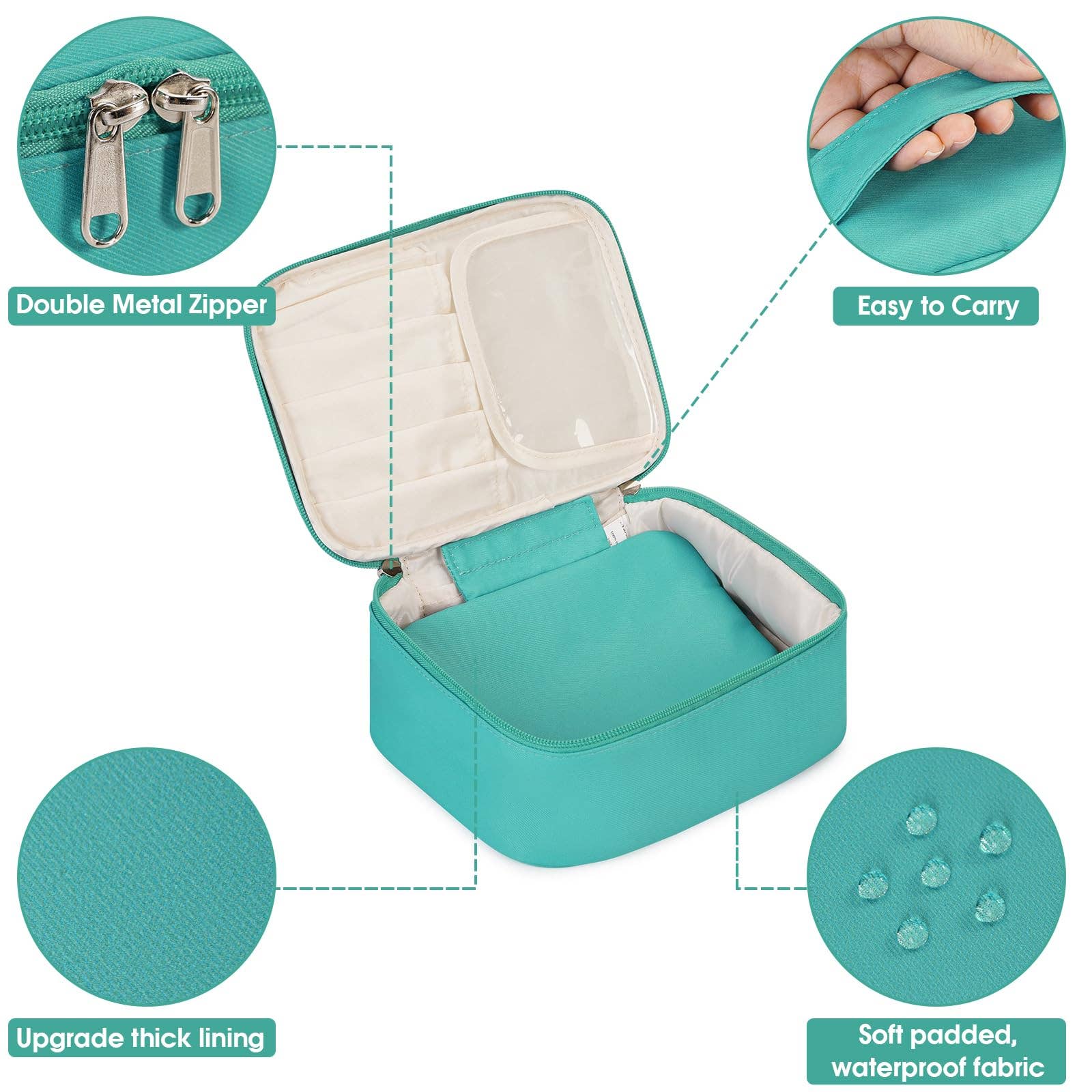 wandf - Vente Trousses de maquillage/cosmétique - Trousse à cosmétiques Narwey NW5122, trousse de maquillage de voyage45