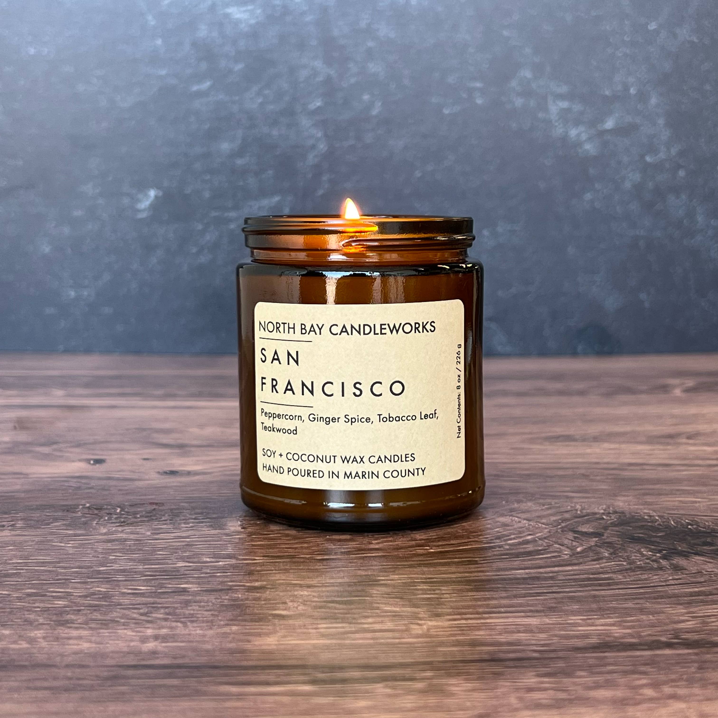 North Bay Candleworks - Wholesale Jar/Filled Candle - San Francisco (Standard Size, 8 oz)