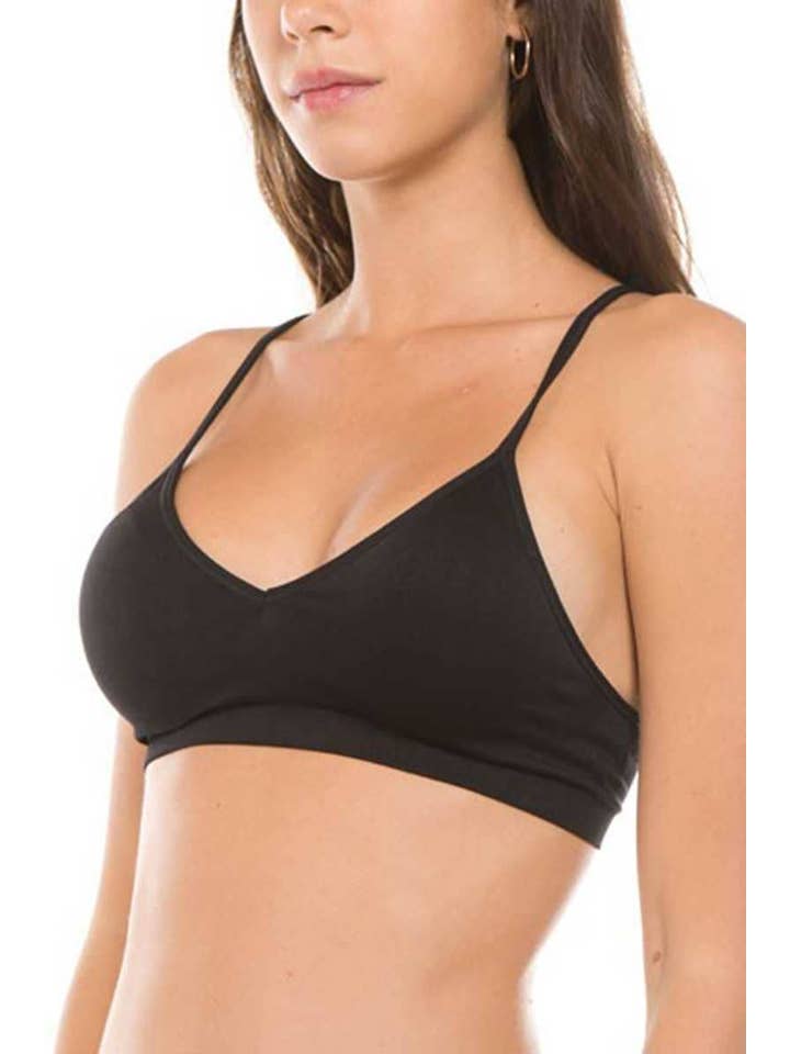 Vanilla Monkey - Wholesale Bralette - Women's - Plus Basic Seamless Bralette