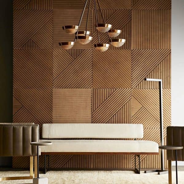 BRECK + FOX - Wholesale Wall Paneling - 3D Wood Wall Panels 4-Piece Set