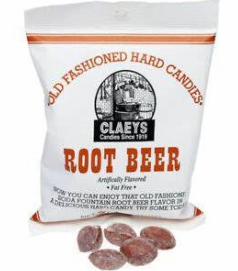O'Shea's Candies Sweet Shop - Wholesale Hard Candy - Nostalgic 1919 Old Fashioned Claey’s Root Beer Hard Candy1