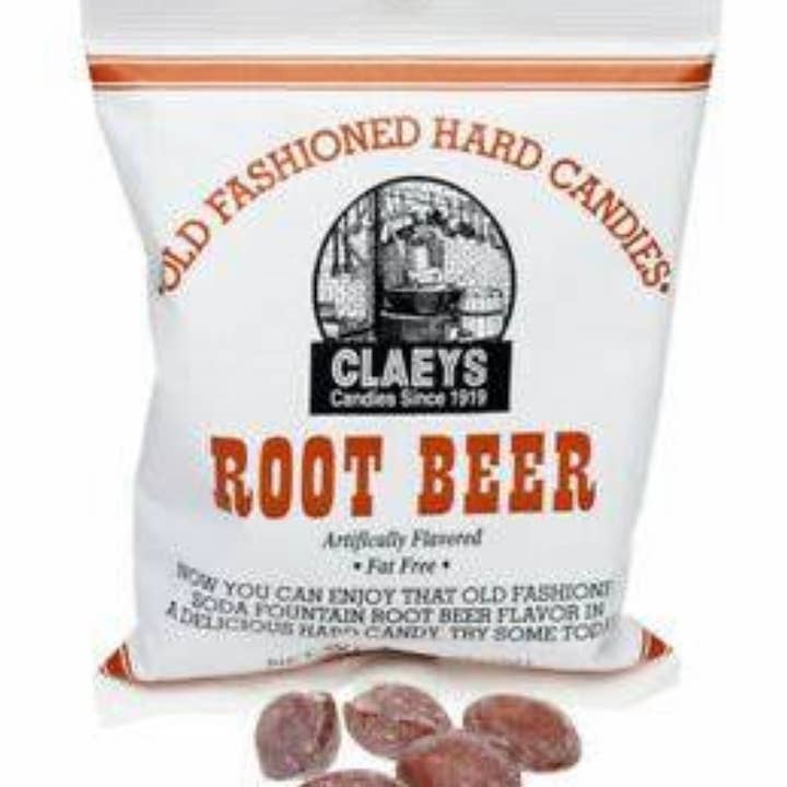 O'Shea's Candies Sweet Shop - Wholesale Hard Candy - Nostalgic 1919 Old Fashioned Claey’s Root Beer Hard Candy1