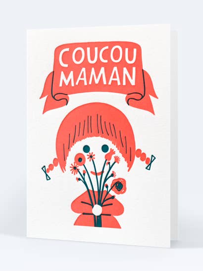 Ciao mamma per la vendita all'ingrosso da parte di Letterpress de Paris