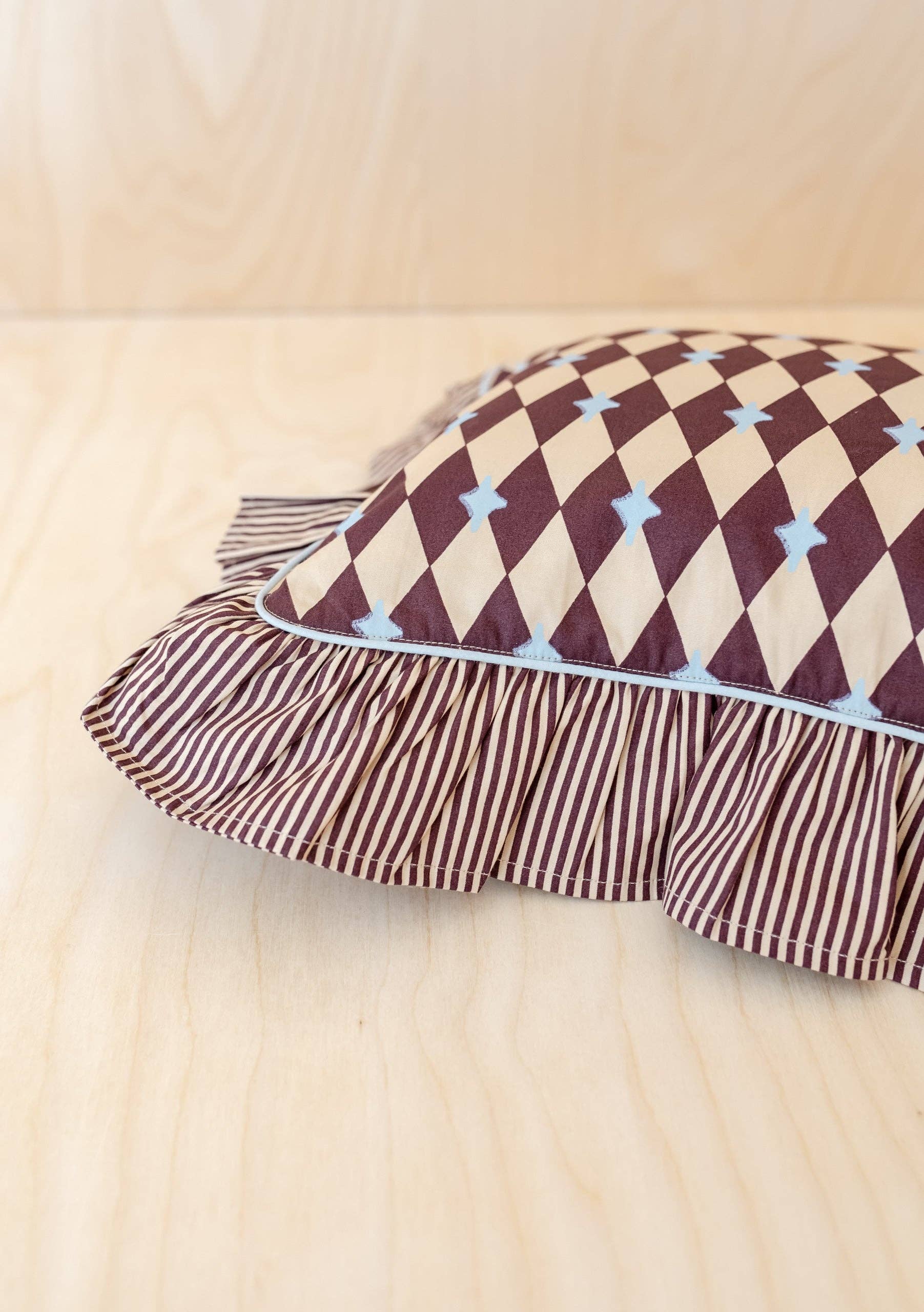 TBCo – wholesale Prydnadskuddfodral – Örngott i bomull i kamelharlekin2