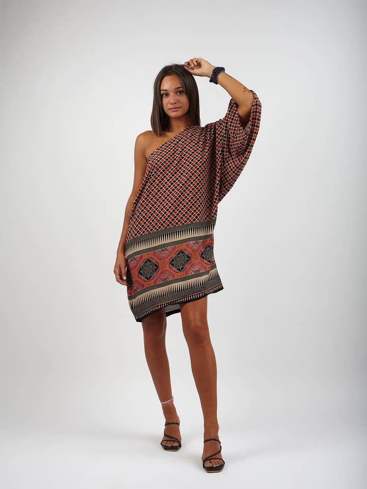 Bijondo - Wholesale Dress - Women's - Short rayon dress Charlize16