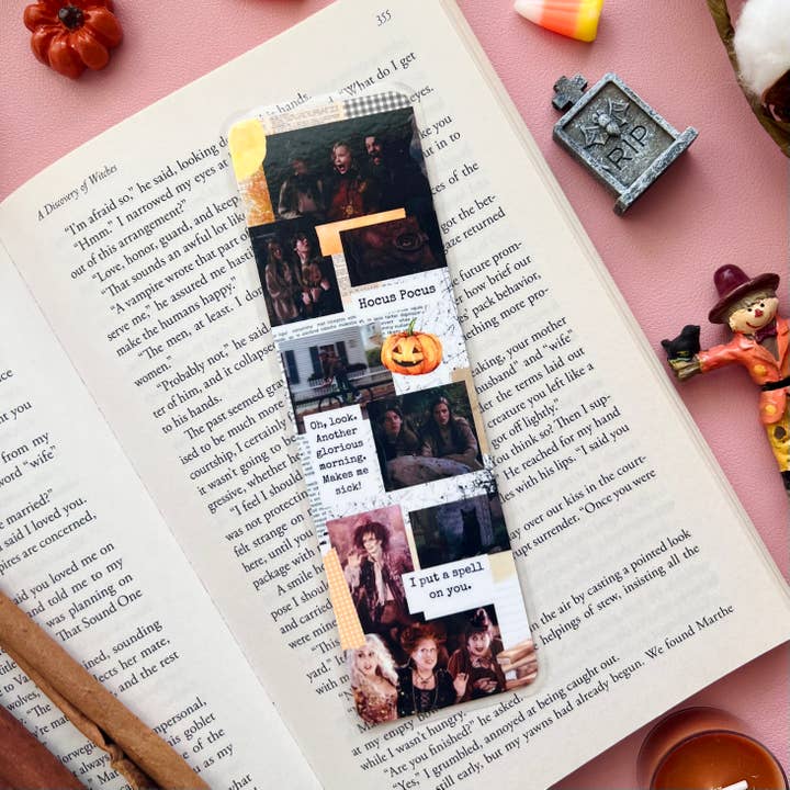 Halloween Movie Collage Bookmark for wholesale by Cozy Reads Shop