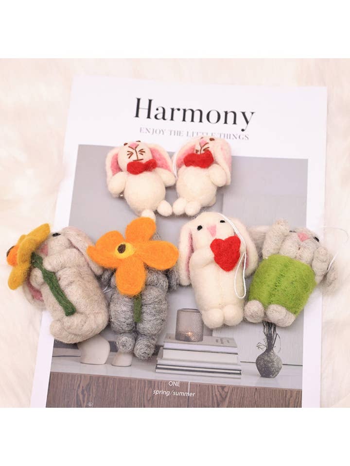 Feltery - Llavero de Peluche de Conejito 3D Adorable para Bolso para venta al por mayor de WEST AUSSIE SUPPLIES