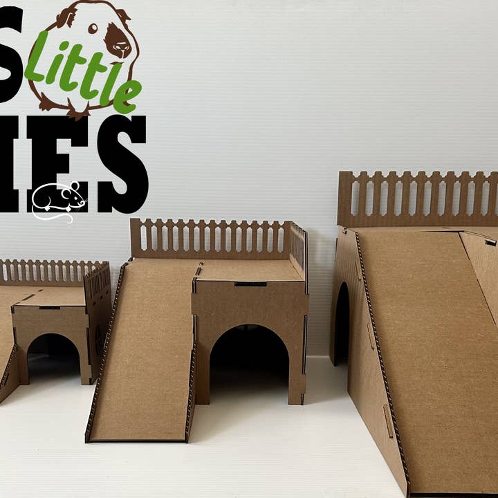 Grannys Little Homes - Wholesale Pet Toy - Not Cat/Dog - Cardboard Hide with Ramp3