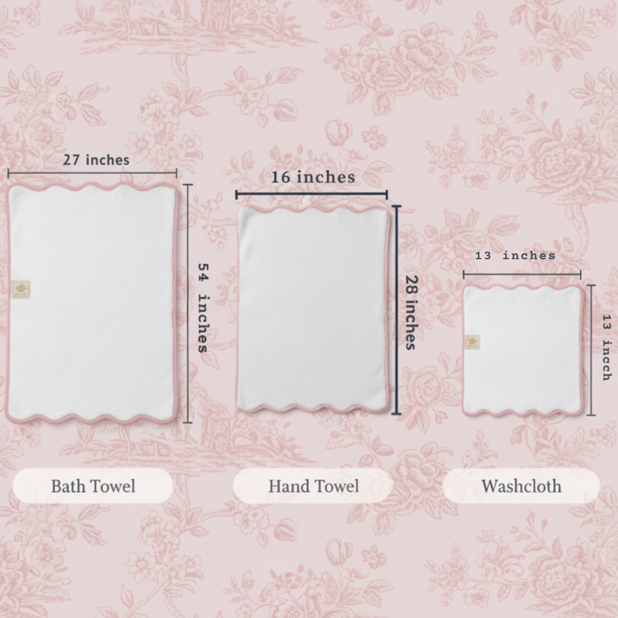 Lotus Linen – wholesale Badrumsmatta – Lyxig badrumsmatta i bomull med kammusselkanter62