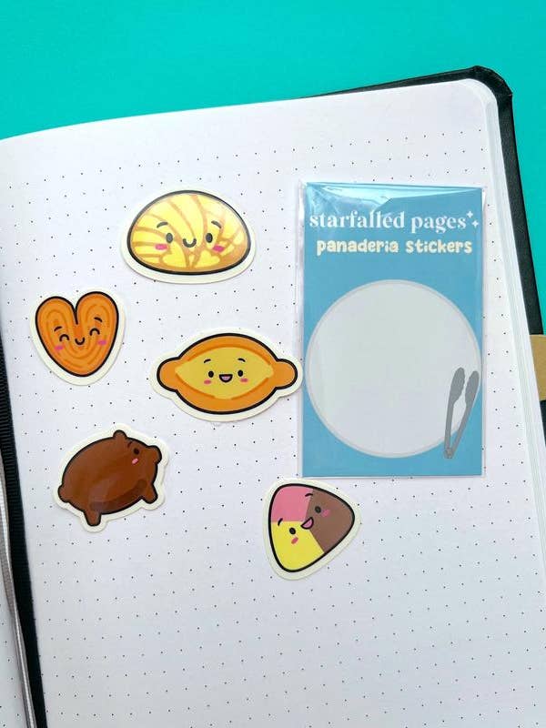Mexican Bread (Pan Dulce) - Sticker Pack for wholesale by Starfalled Pages