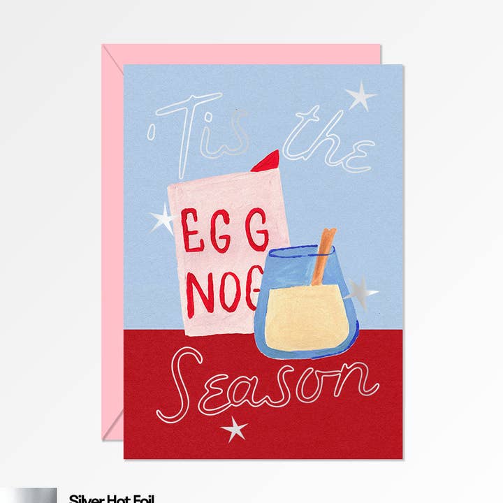 Carte de Noël Lait de Poule de Saison pour la vente par Proper Good