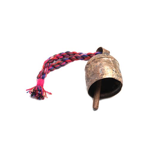 Matr Boomie Fair Trade - Wholesale Bell - Rainbow Twist Red Bell Wind Chime - Handmade1