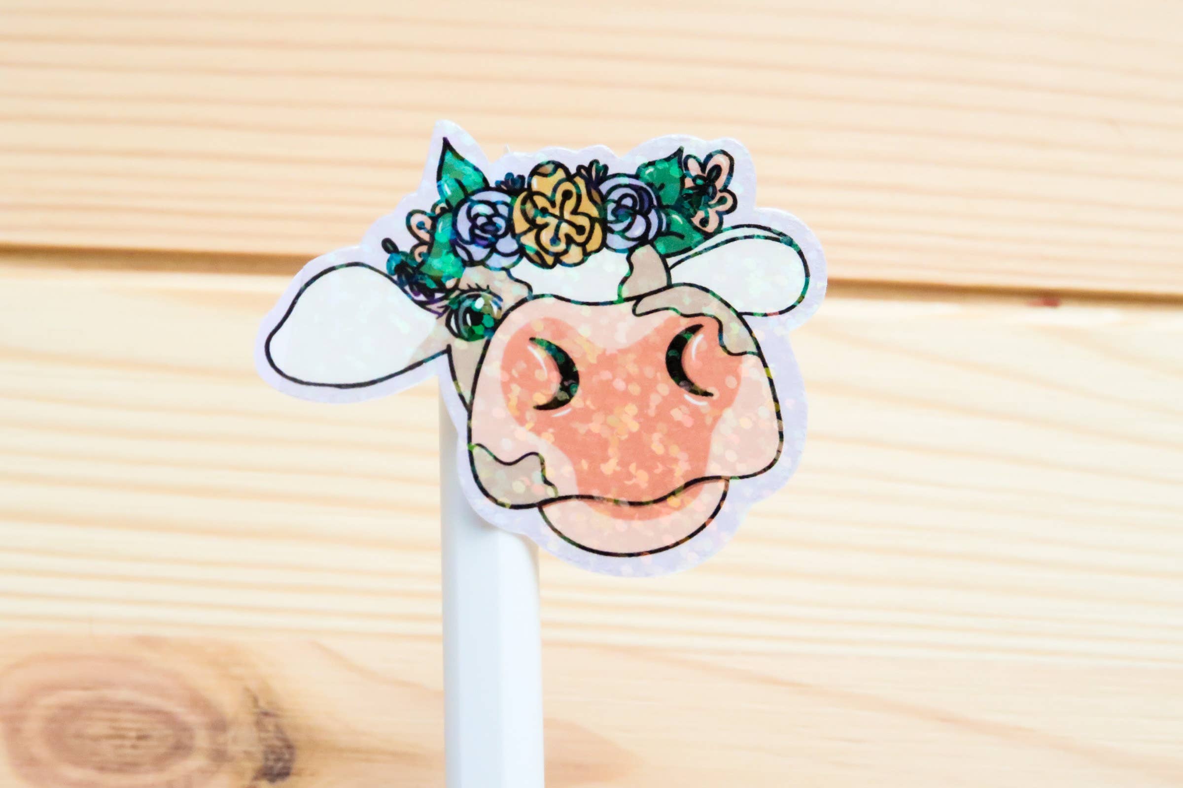 Hello Sourdough - Wholesale Sticker - Cottage Core Cow Sticker2