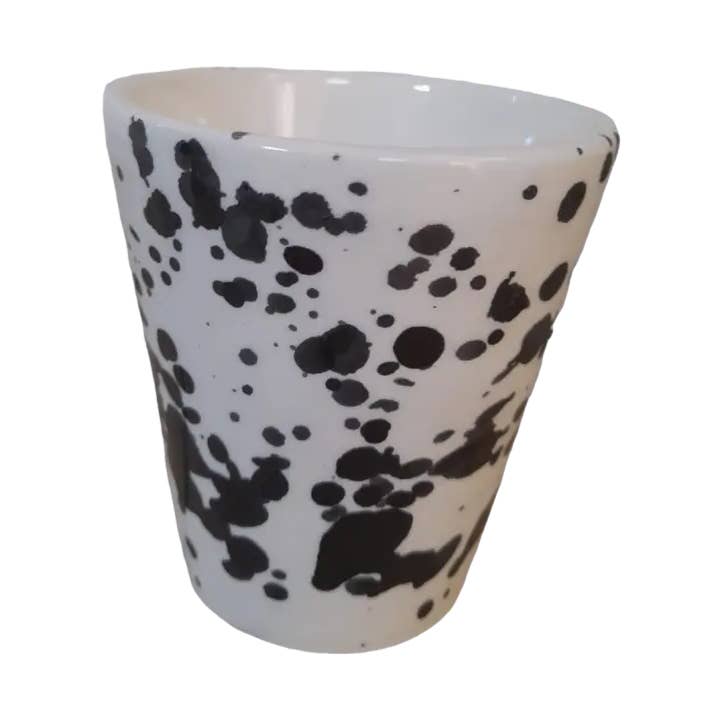 Brano Black and White Geometric Moroccan Coffee Mug for wholesale by Waanda GmbH