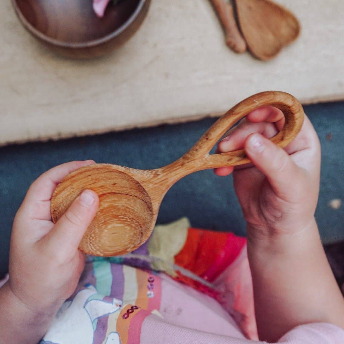 Tuckered Out - Wholesale DIY craft kit – Child - Handcrafted Little Hands Spoon