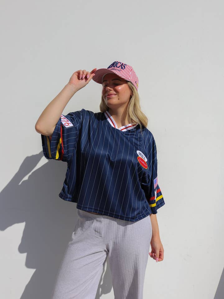 KAXI - Wholesale T-Shirt - Women's - AMERICA'S SWEETHEART JERSEY (2 COLORS)4