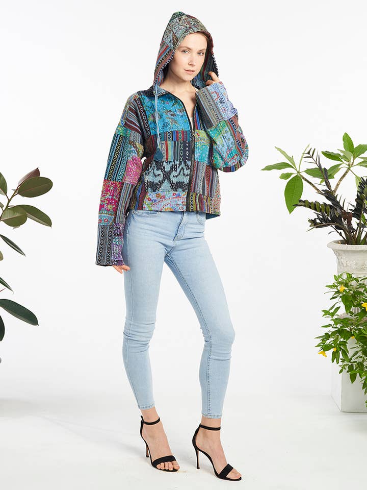 Long Sleeves Zipper Jacket (KT-1528) for wholesale by Kathmandu Imports