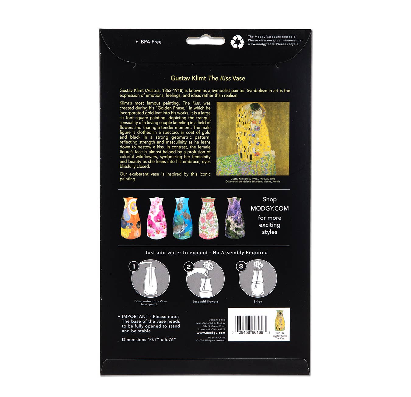 Modgy - Wholesale Vase - Modgy Expandable Vase - The Kiss5