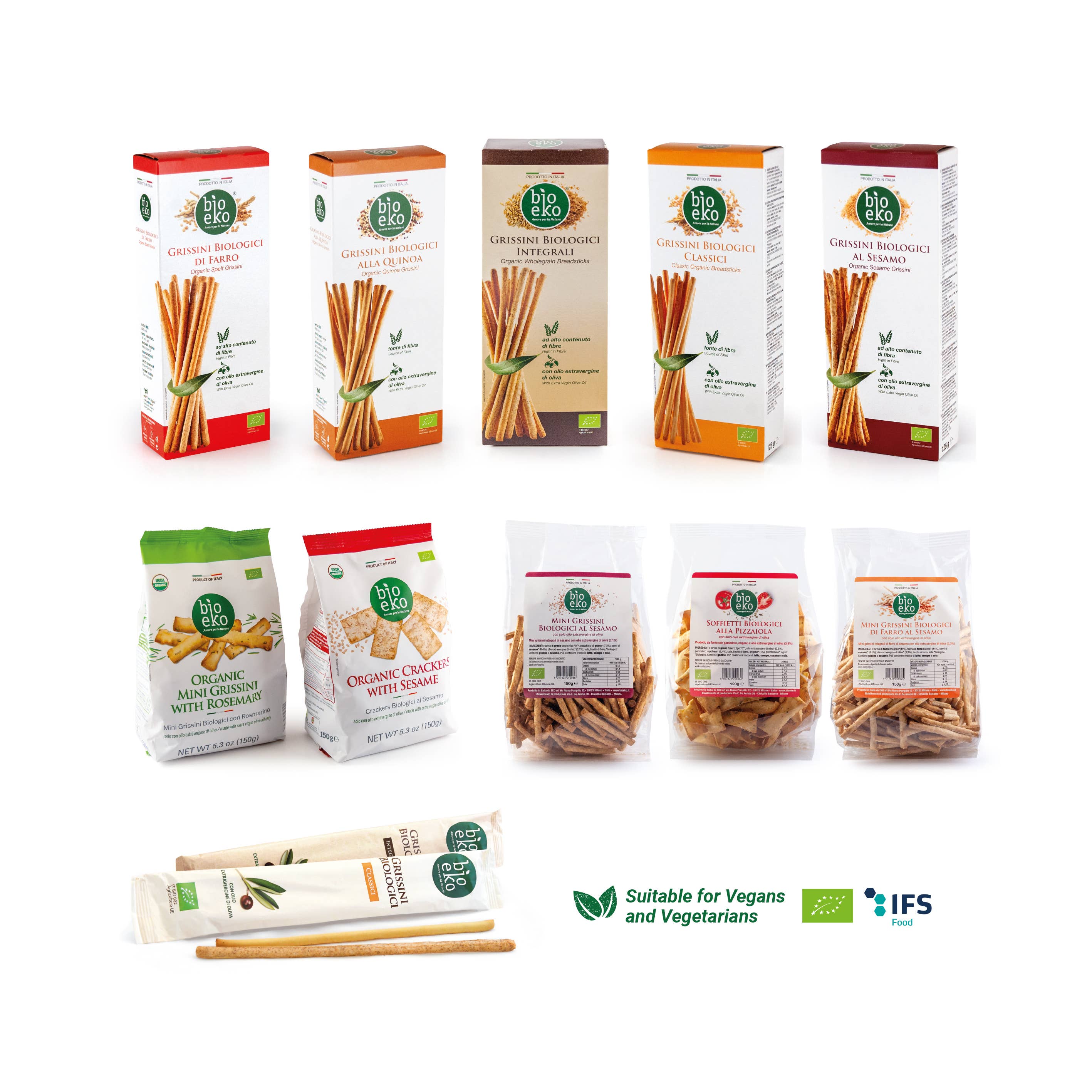 EKO srl, Via Gioberti 1, 20123 Milano, Italia - Wholesale Crackers - Sesame Breadsticks1