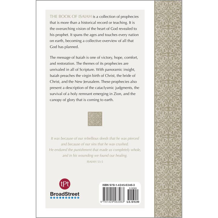 BroadStreet Publishing Group, LLC - Wholesale Religion - The Passion Translation: Isaiah1