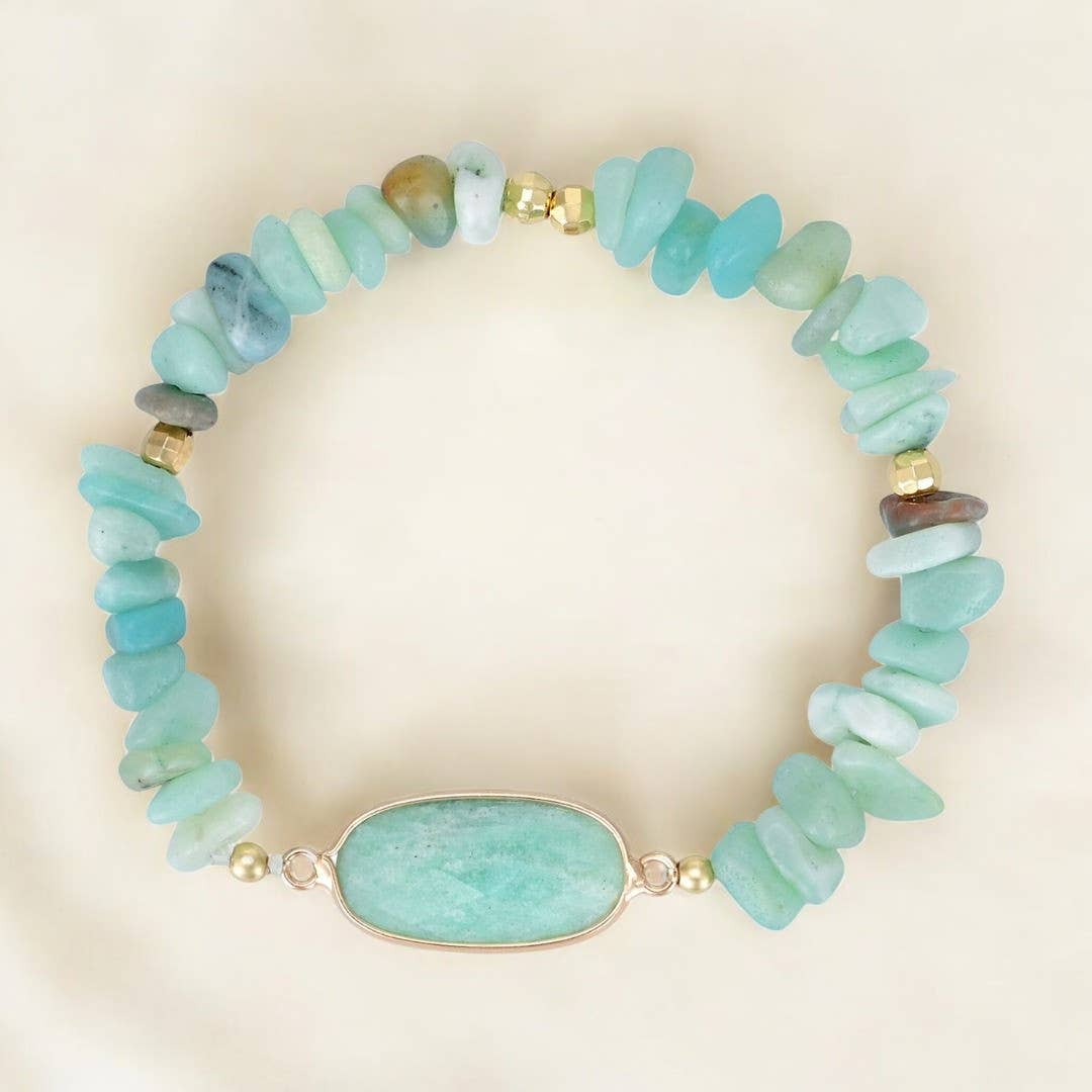 Cape Diablo - Wholesale Beaded Bracelet - Seabreeze Amazonite Bracelet0