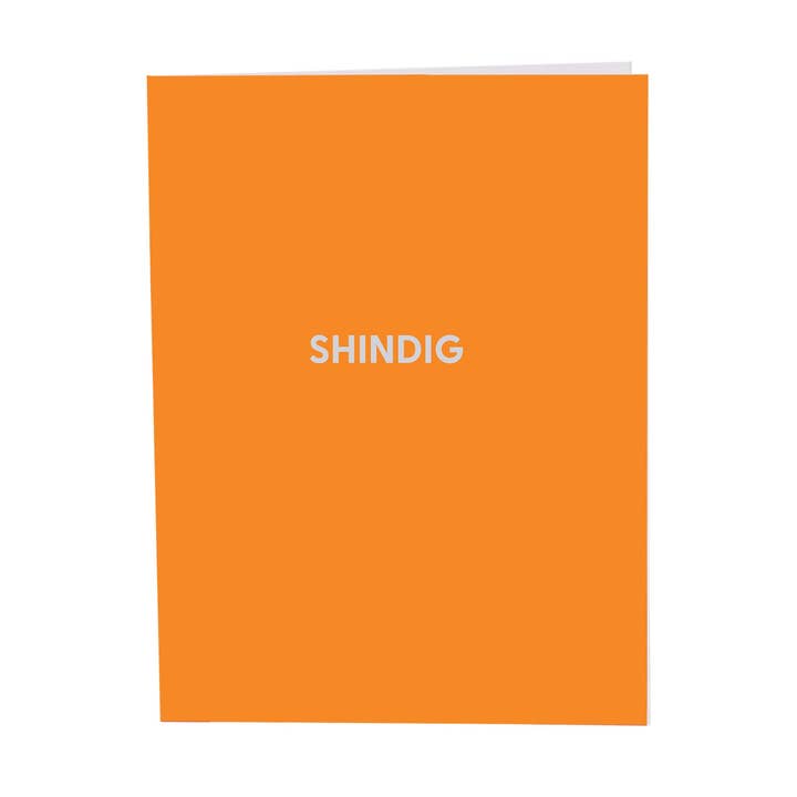 Shindig - Letterpress Greeting Card Blank for wholesale by Chive